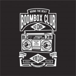 Camiseta Boombox Club | Señor Camisetas