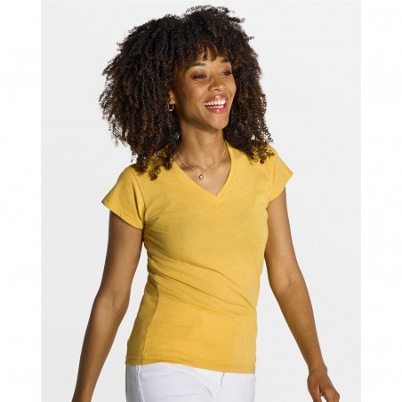 CAMISETA CHICA CUELLO PICO