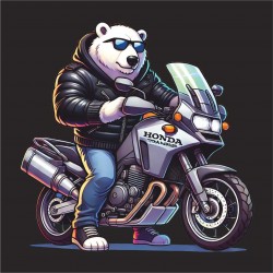 CAMISETA OSO MOTERO
