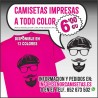 50 CAMISETAS IMPRESA A TODO COLOR