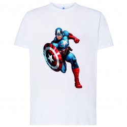 CAMISETA CAPITAN AMERICA